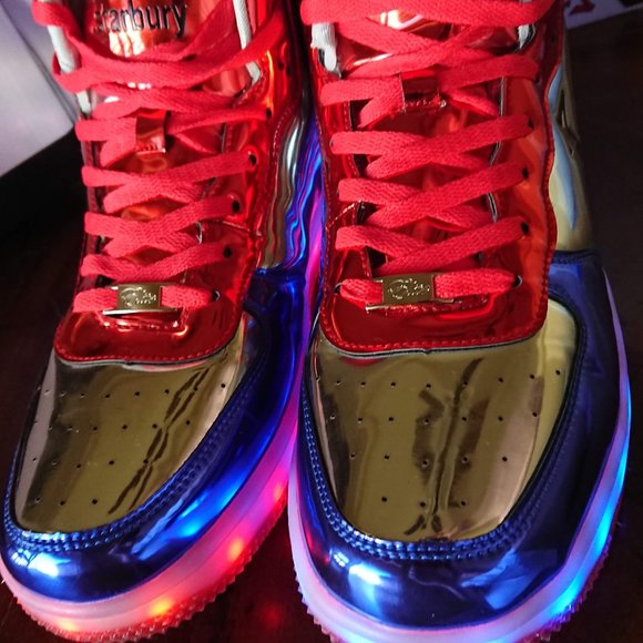 Starbury Independence Day LED Sneakers Size 11 - Picture 6 of 8
